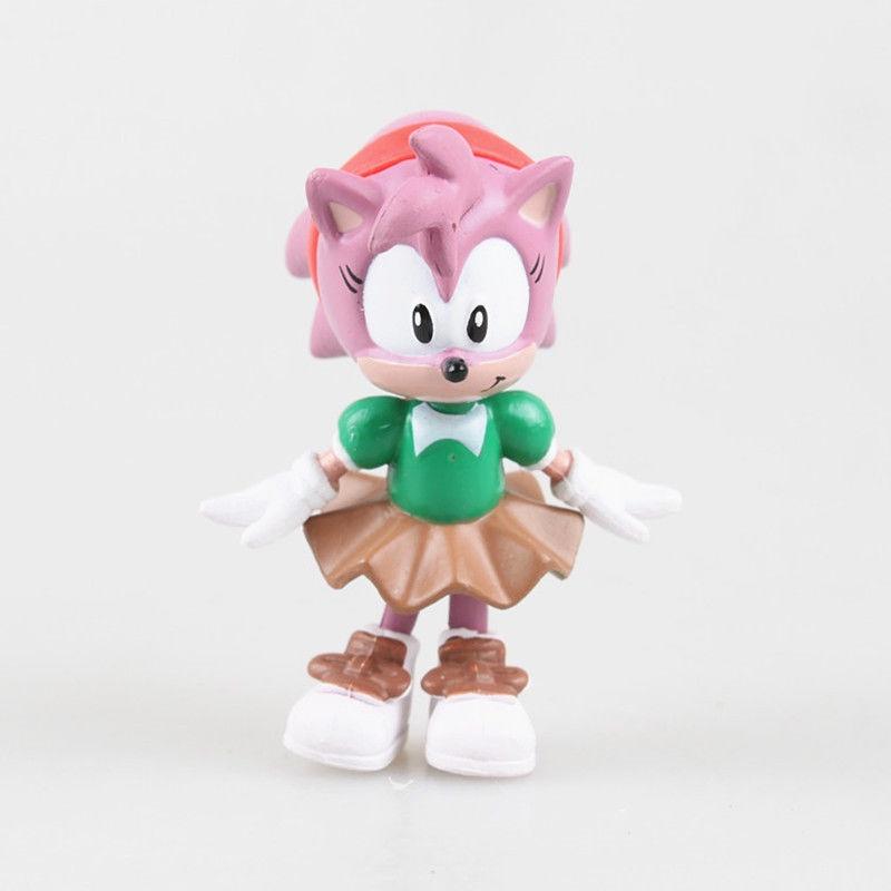 Premium Quality 6pcs Game Sonic The Hedgehog Action Figures Doll Set For Kids Gift