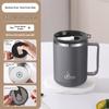 304 Stainless Steel Double Wall Insulated Coffee Mug with Handle 6 Hour Heat Retention for Commute Travel Use 1PC