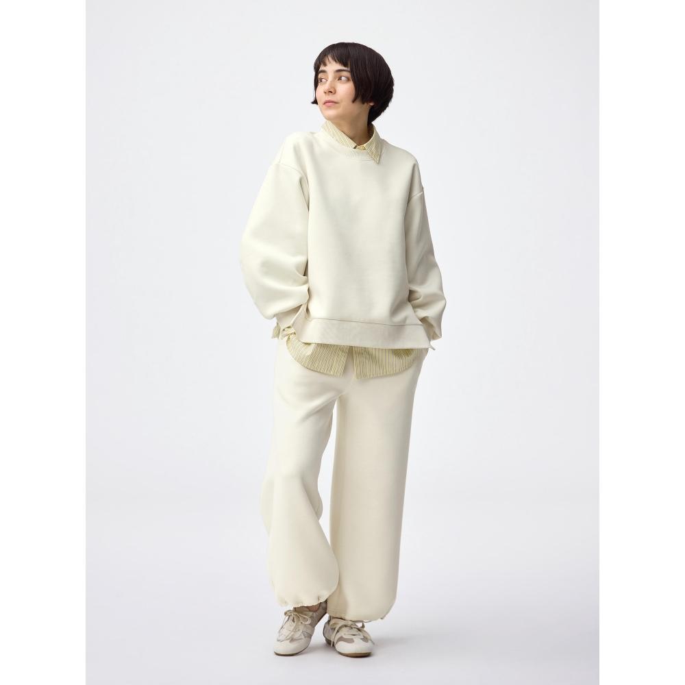 Gu By Uniqlo Puff Sweat Baggy Pants+ec  Short Length 62.0cm 