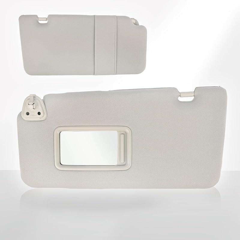 Passenger Side Sun Visor Fit For Nissan Versa 2007 2008 2009 2010 2011 2012 Replace 96400-EL31A Front Right | Sun Protection Shade | Makeup Mirror |