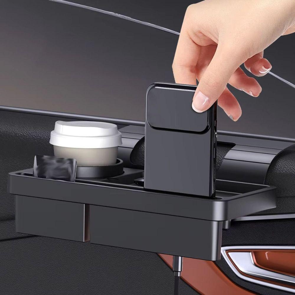 Storage Box Cup Holder Storage Barrel Pocket Multi Functional Storage Box Car Storage  Car Interior