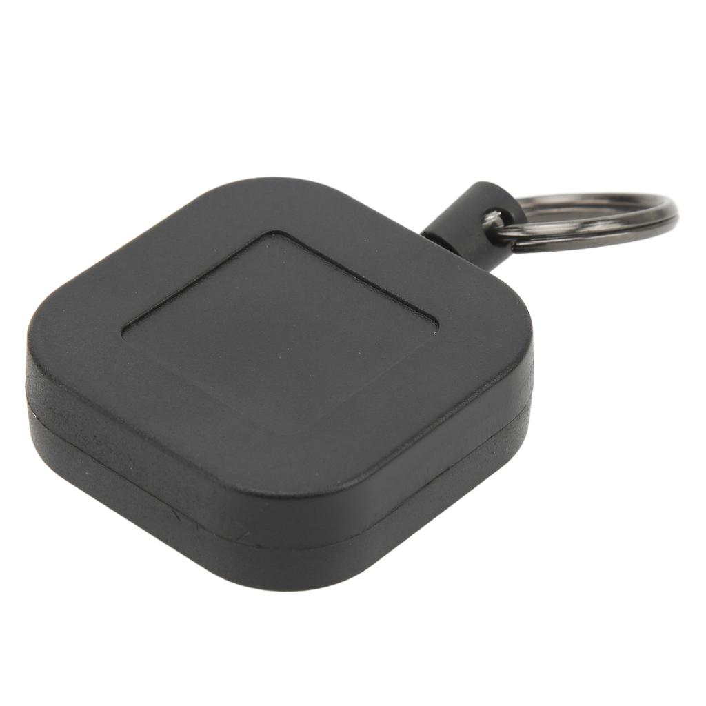 2Pcs Retractable Keychain Dirt Resistant Portable Stainless Steel Wire Anti Theft Key Chain