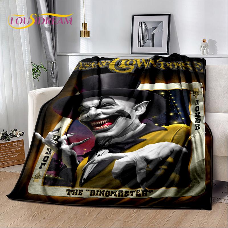 Rap Metal Insane Clown Posse Icp Juggalo Soft Flannel Blanket for Bed Bedroom Sofa Picnic,Throw Blanket for Cover Outdoors Gifts 75X95CM