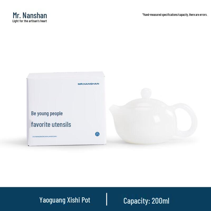 Nanshan Xiansheng Ice Jade Porcelain Teapot
