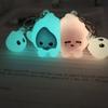 Hanging Accessory Glow-in-the-dark keychain Cute Couple Keyring Magnetic Suction Keychain  Toys