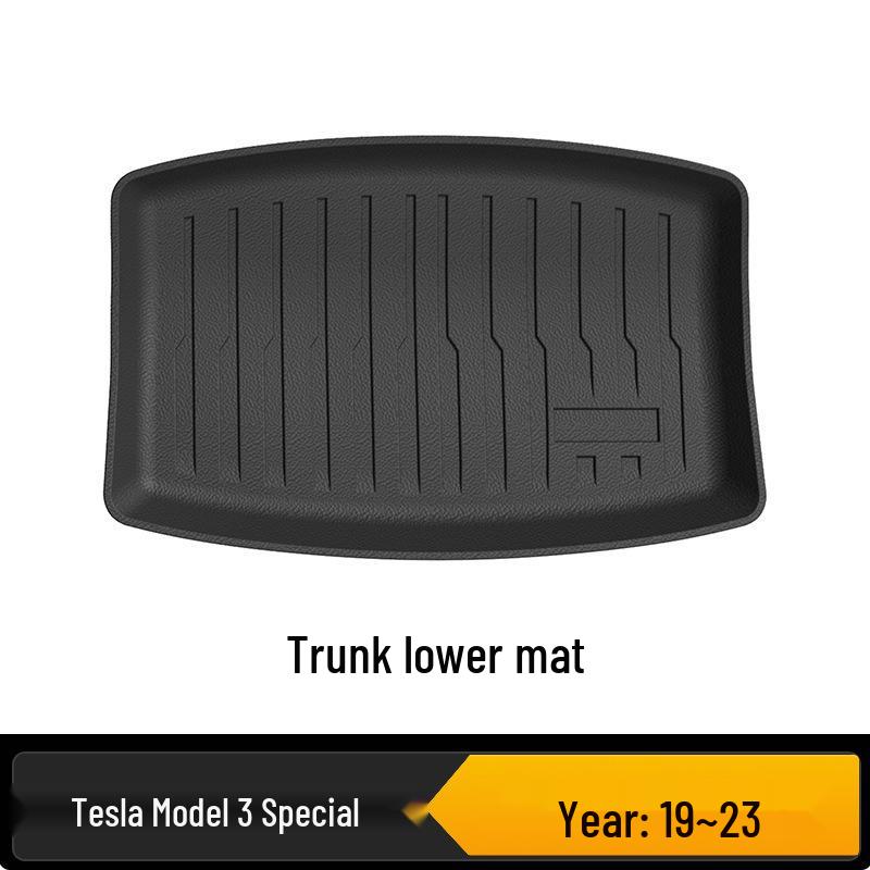 

Tesla Model Y/3 TPE Front & Rear Trunk Mats and Foot Pad