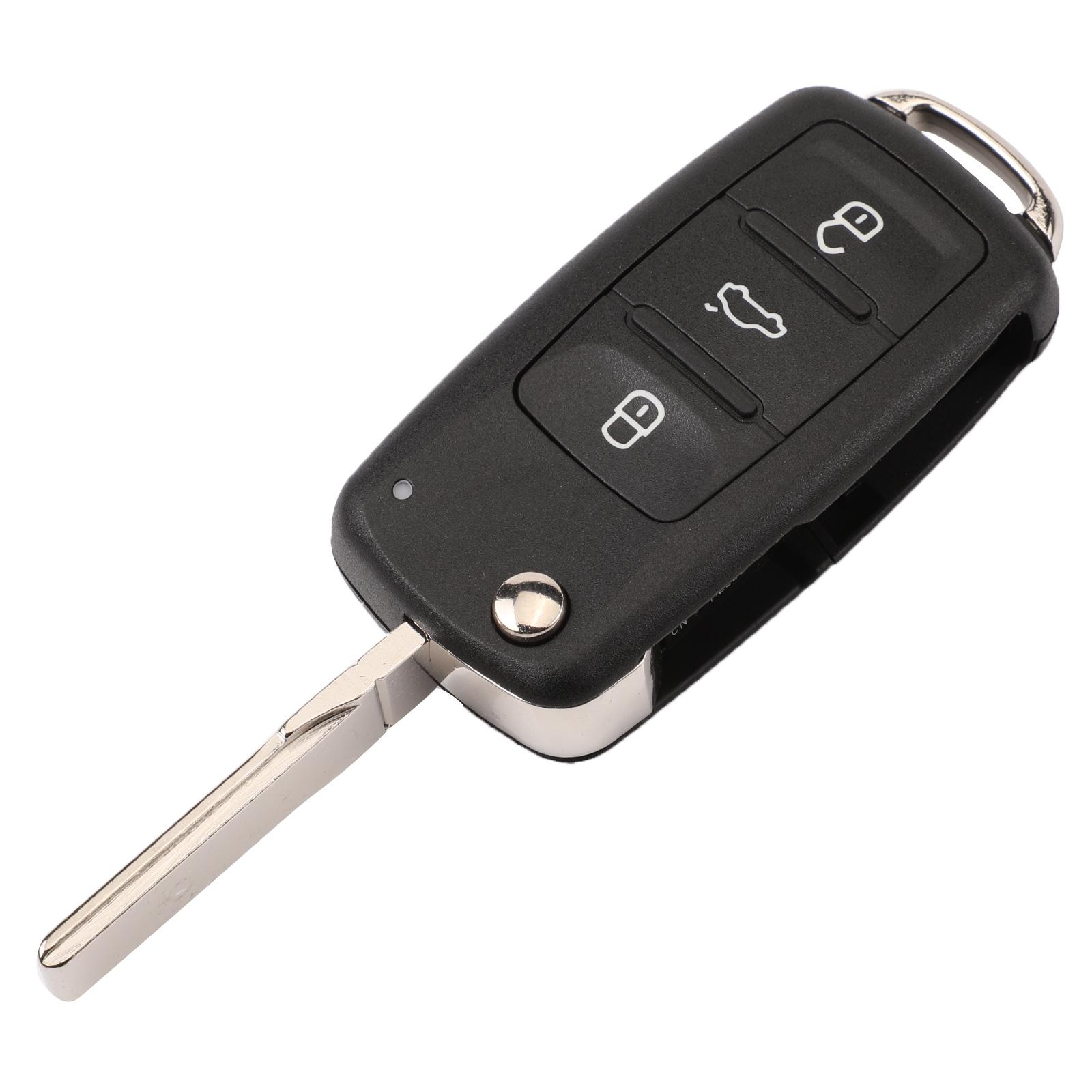 

jingyuqin 20pcs/lot Flip Key Case For New VW Transporter Polo GOLF 202AD 202H Folding Remote key Shell Fob 2/3/4 Button 3 Buttons