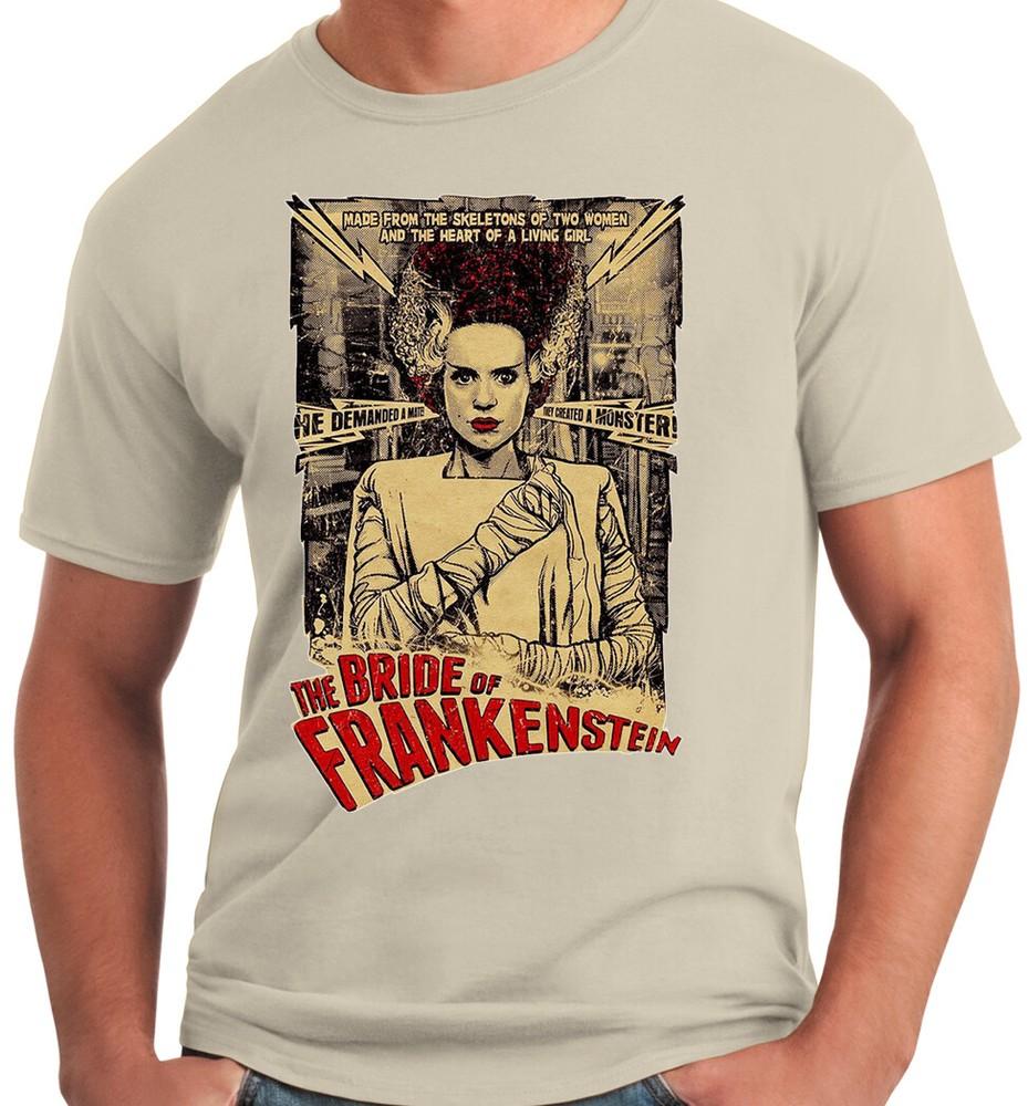 

PubliciTeeZ Big and Tall Bride of Frankenstein Horror Movie Poster T-Shirt L