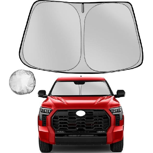 Windshield Sun Shade for Toyota RAV4 2013-2018 RAV-4 SUV Foldable Sun Sunshade for Car Front Window Blocks UV Rays and Heat Automotive Interior