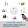 WHD10 UK Plug 16A Tuya WiFi Smart Socket with Electricity Metering Voice / APP Control