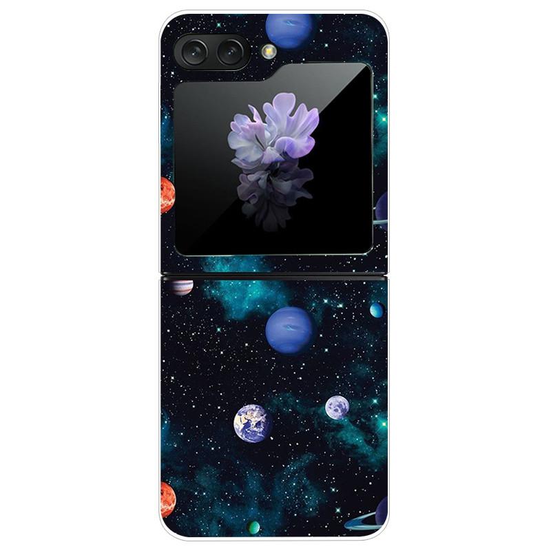 Für Samsung Galaxy Z Flip5 Hülle Harte PC-Handy-Rückabdeckung für Samsung Galaxy Z Flip 5 5G Hüllen 6,7'' ZFlip5 Niedliche Katze Funda Schale