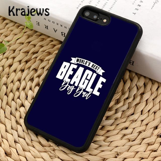 Krajews Beagle Puppy Dog Phone Case Cover For iPhone 17 Air 16 15 14 Plus 12 13 Pro Max Coque Shell Fundas