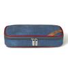 LOONLOON 672 Jeans Pencil Case Indigo Blue Large Capacity Stylish Denim Two-story Multi-functional
