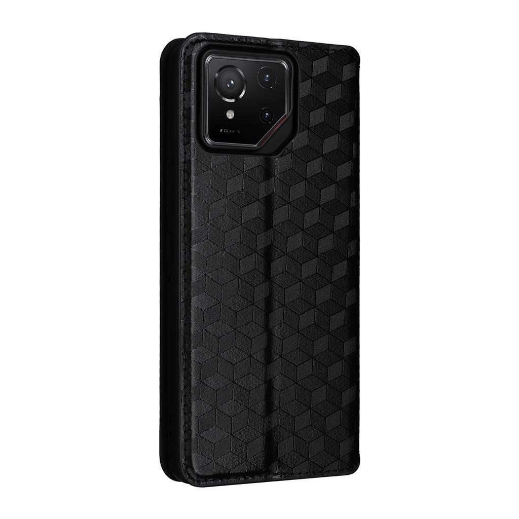 For Asus ROG Phone 9 Pro 5G/Phone 9 5G Case Wallet Rhombus Imprinted Leather Phone Cover