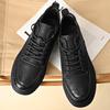 Moda Gorąca Sprzedaż Męskie Skórzane Buty Codzienne Europa Ameryka Buty na Grubej Podeszwie Męskie Buty do Pracy Buty Outdoorowe do Wędrówek