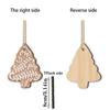 Christmas Decorations Wooden Snowflake Star Pendants Christmas Tree Wooden Pendants