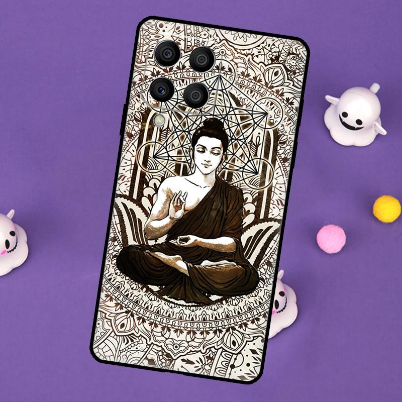 Mandala Buddha Cover For Samsung Galaxy M32 M52 M12 M13 M33 M23 M53 M15 M55 M31 M51 M14 M34 M54 M20 Case