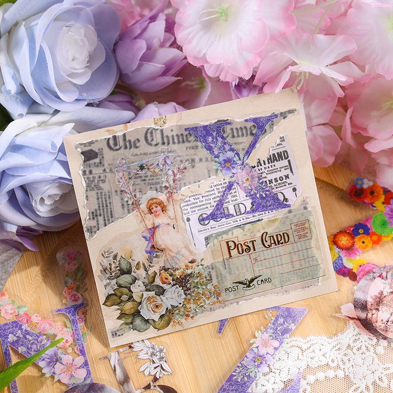 Yuezhen Duoduo Retro Flower Forest Children's Sticker Pack for Notebooks