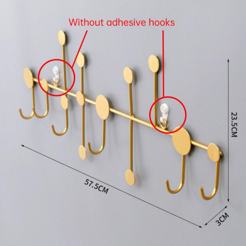 Creative iron hook key xuan closed into the door of the door frame wall hanging hanger clothing shop wall decoration