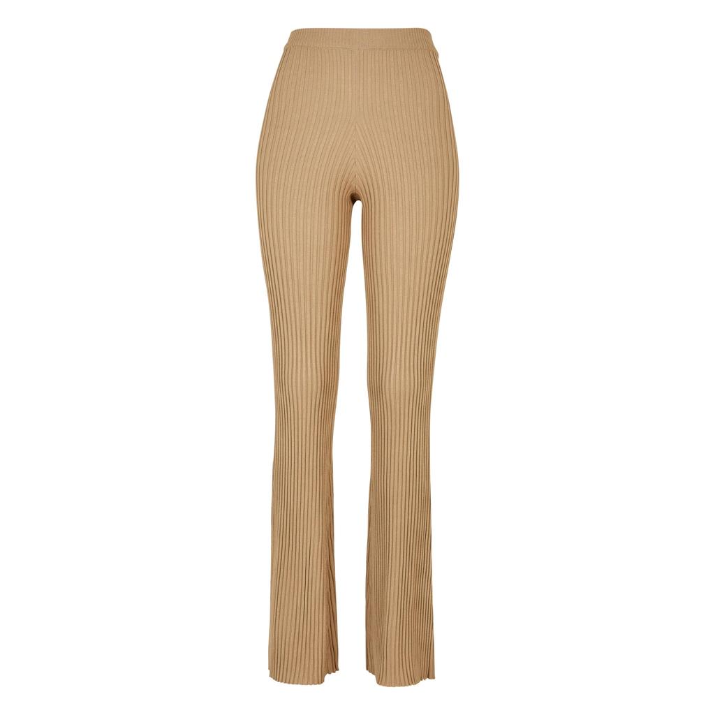 Urban Classics Womens/Ladies Knitted Ribbed Flared Leggings