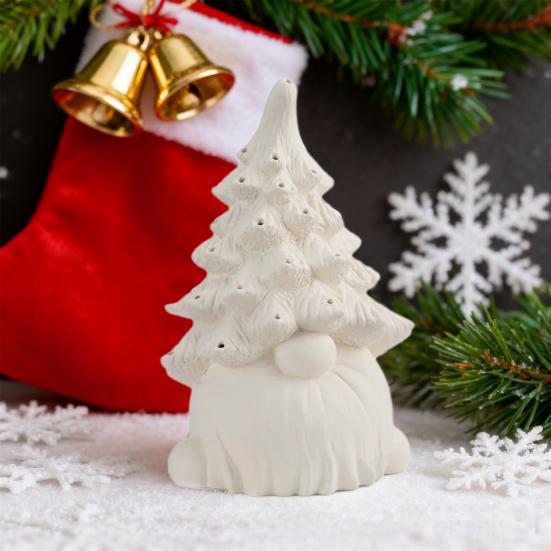Gnome Christmas Tree Light Resin Lighted Faceless Old Man Figurines Portable