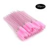 ATOMUS 300pcs Mascara Disposable Eyelash Applicators with Crystal Handles for Eyelash Extensions Wands, (6 Colors)