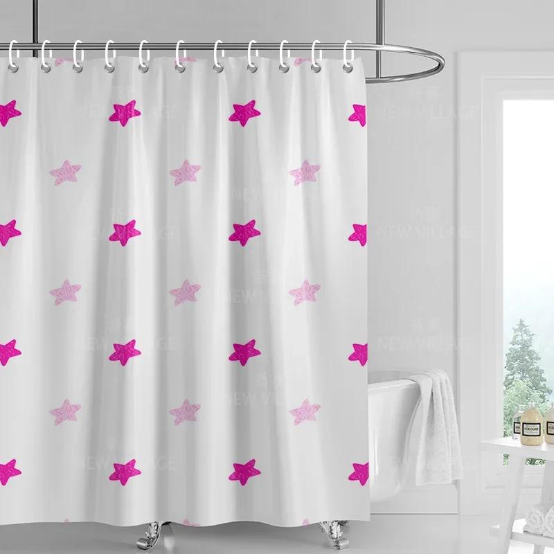 Домашний декор шторы для душа ванная водонепроницаемая штора ткань Гостиная Современный Скандинавский Современный геометрический узор простой 90X180cm