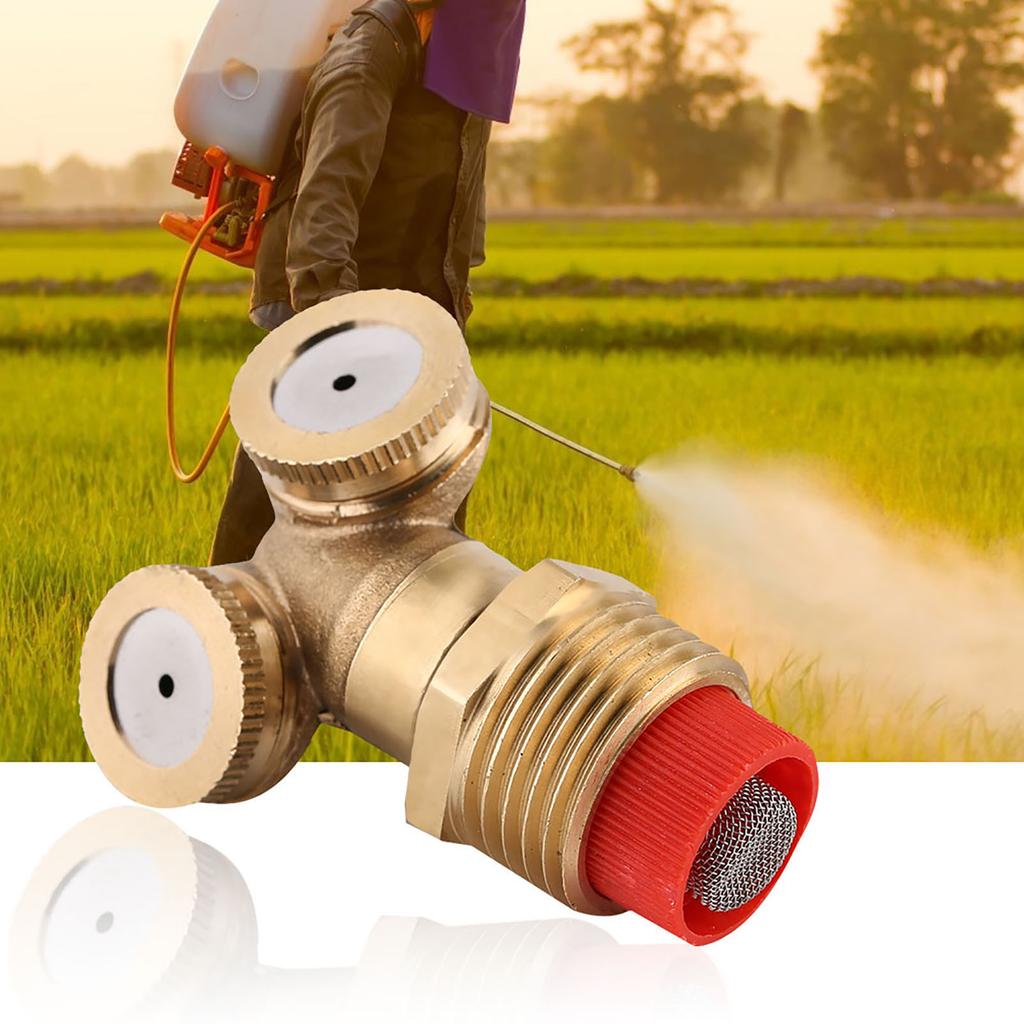 2pcs Brass Spray, Nozzle Agricultural Garden     pressure valve Misting Sprayers Accessories regulator gauges interruttore Sprinkler Irriga
