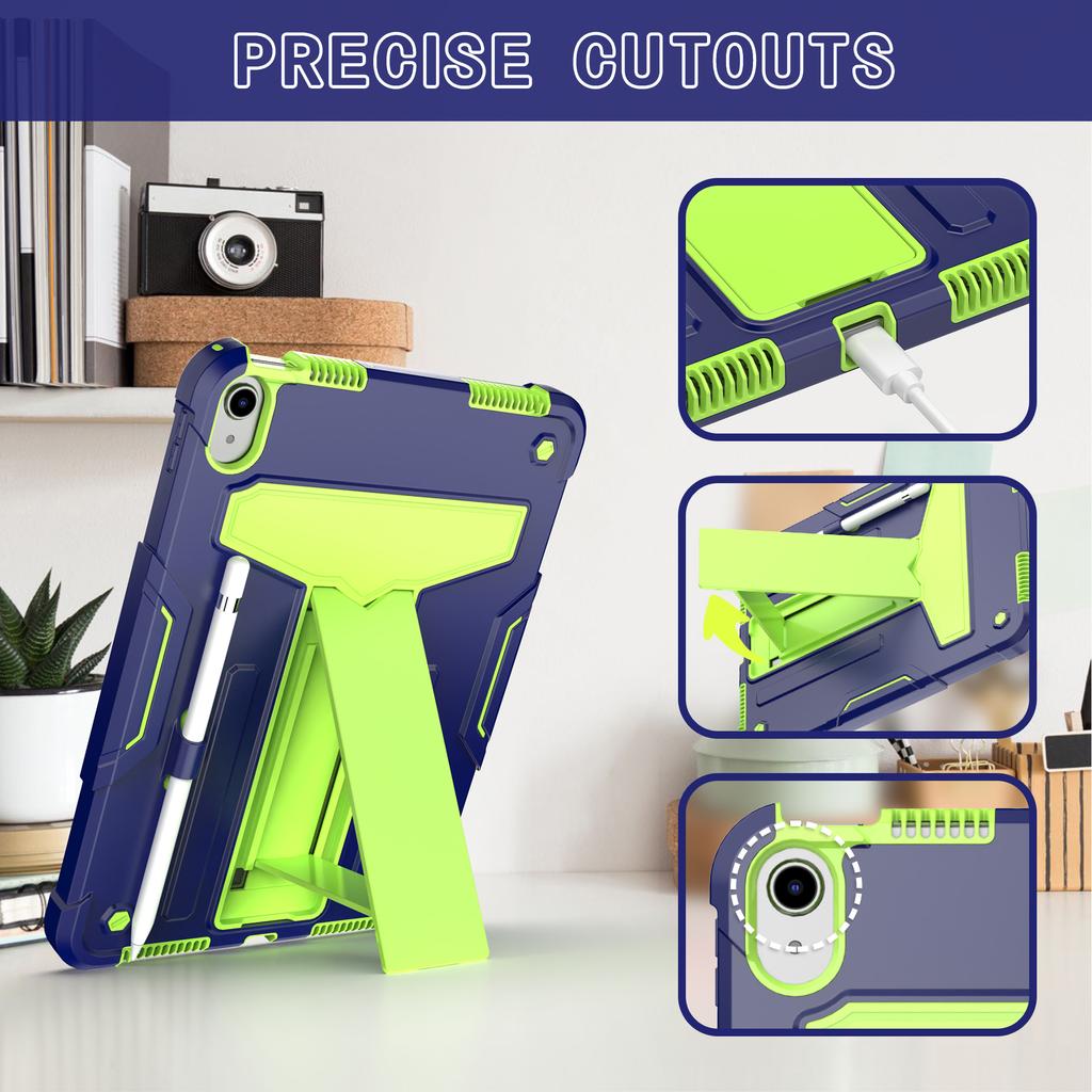 Armor Case Universal for IPad A16 2025 11th 10.9 2022 10th Gen A3354 A3355 A3356 A2757 A2777 A2696 Hybrid Stand Cover Shockproof