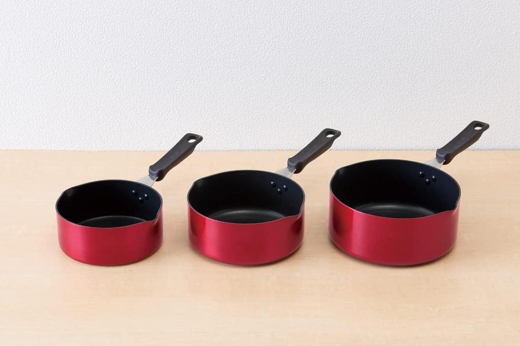 Thermos Durable Series Cookpan, 20cm, Red, Induction Compatible, KNA-020S R