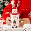 High-End Ceramic Christmas Mug: Practical Holiday Souvenir and Gift