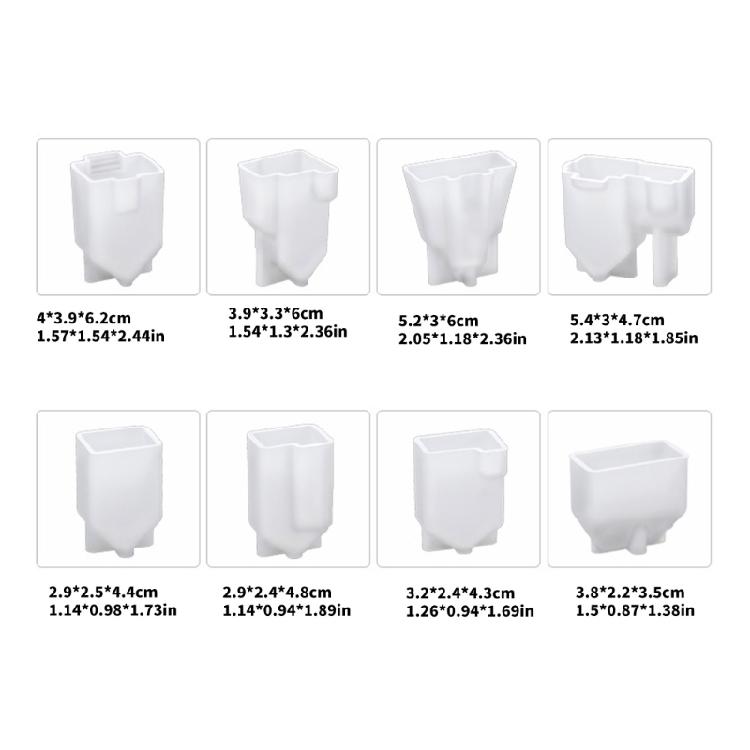 Flexible Plaster Houses Molds Easy to Clean Silicone House Shape Moulds for Artistic Home Decoration Projects