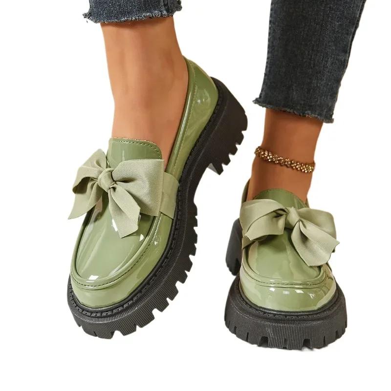 2025 Brand Ladies Shoes Slip-on Women's High Heels Fashion Butterfly-knot Outdoor Casual Plus Size Best Seller Shoes for Women