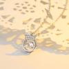 Jewelry Crown Beating Necklace Women's Fashion Jewelry Light Luxury Accessories Pendant Collarbone Chain Women