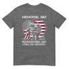 Memorial Day Remembering Our Fallen Heroes Patriotic Us Flag TShirt