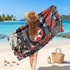 The Cure Customized Name Text Beach Towel, Soft Absorbent Towel Beach Pool Travel Personal Gift