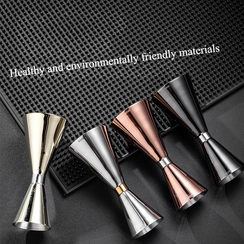 Double-head Stainless Steel Wine Glass with Graduated Cocktail Bar Measures Bar Tools Bar Bartending Tool Set  Mixer Portatil