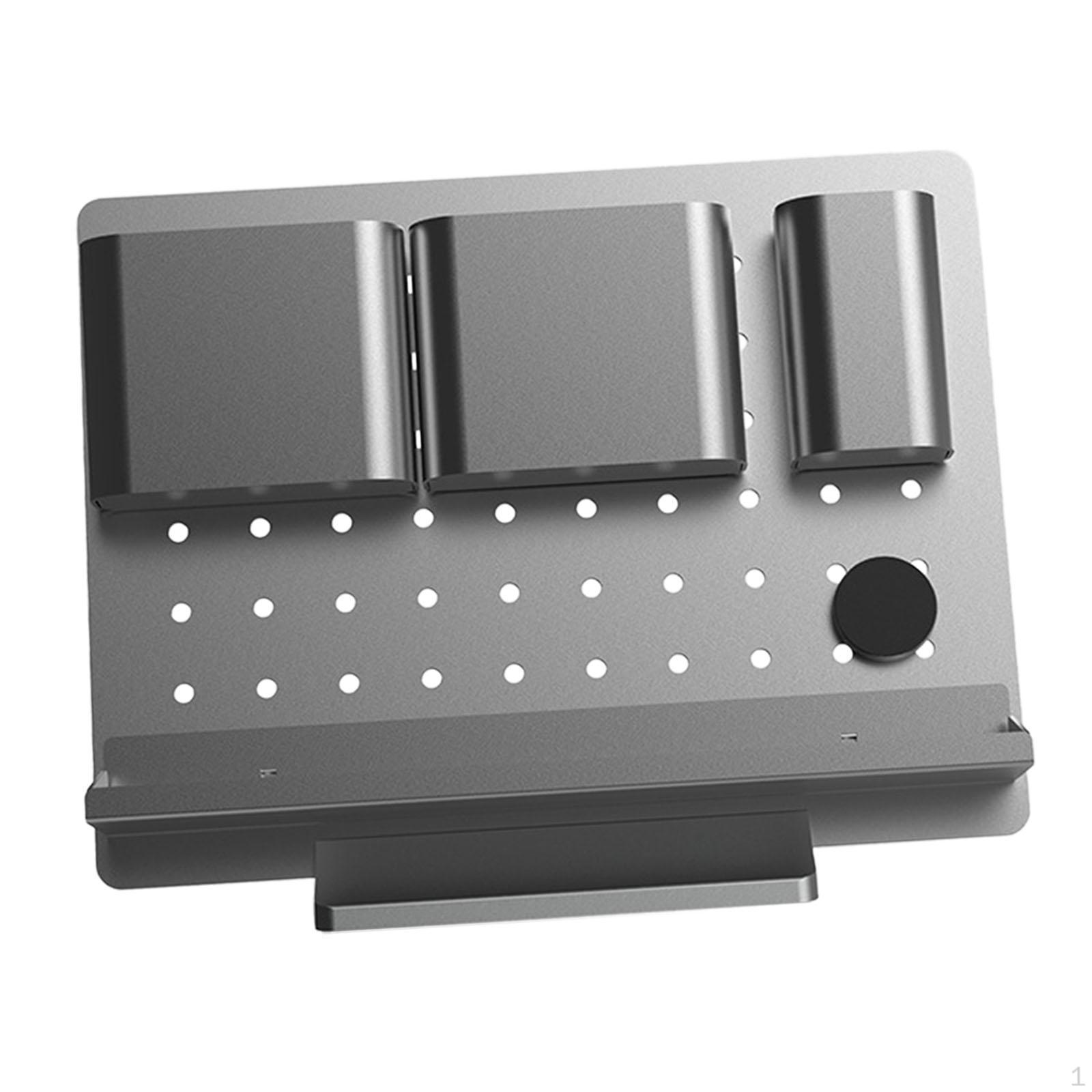 

Desk Organizer Accessories Simple Metal Pen Holder Stationery Storage Box for Countertop срібний