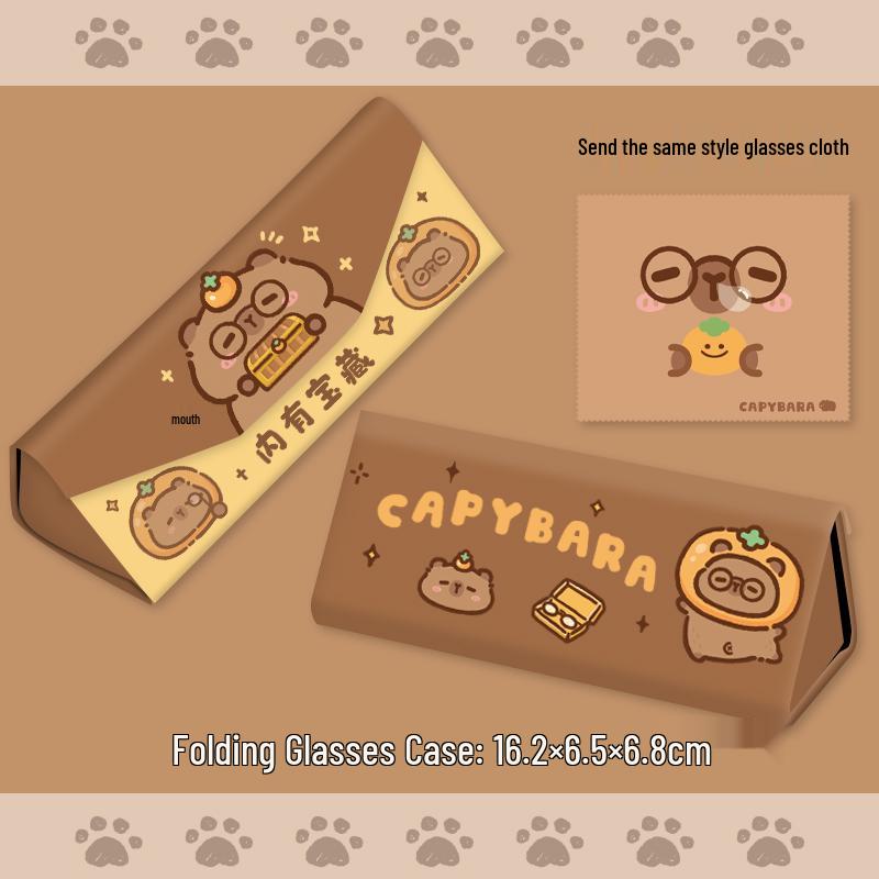 Shuai Mao Border Collie Brillenetui: Tragbarer Damen-Sonnenbrillenhalter mit Magnetverschluss, Druckentlastendes Design für Schüler und Kinder.