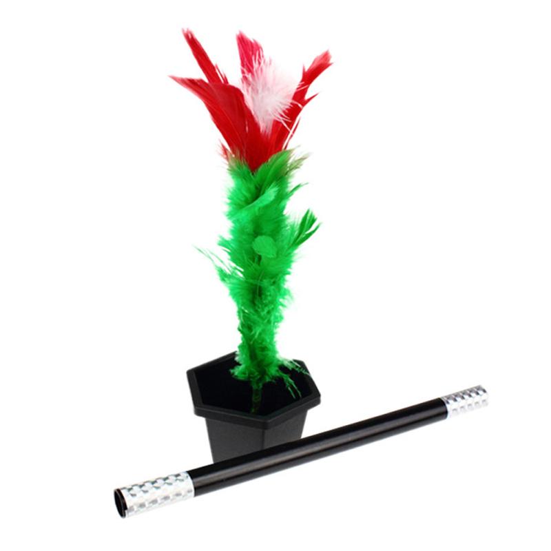 Magic Wand To Flower Easy Magic Trick Toys Show Performance Prop Funny Toys for Adults Kids