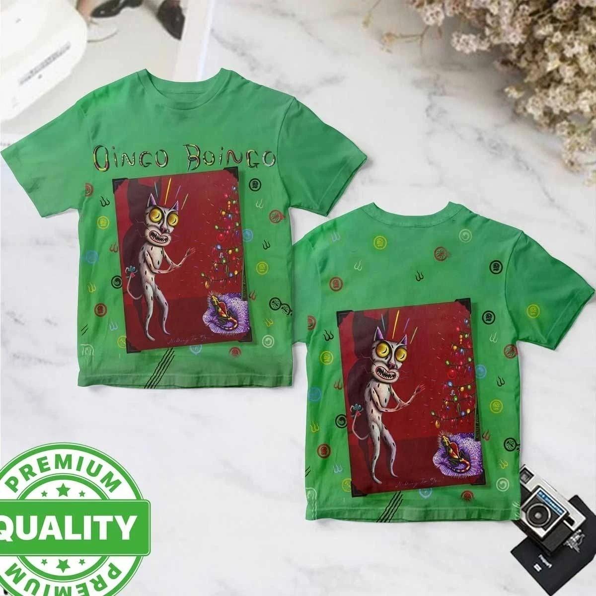 Oingo Boingo Nothing To Fear Album 3D AOP Shirt Funny Unisex S-5XL S