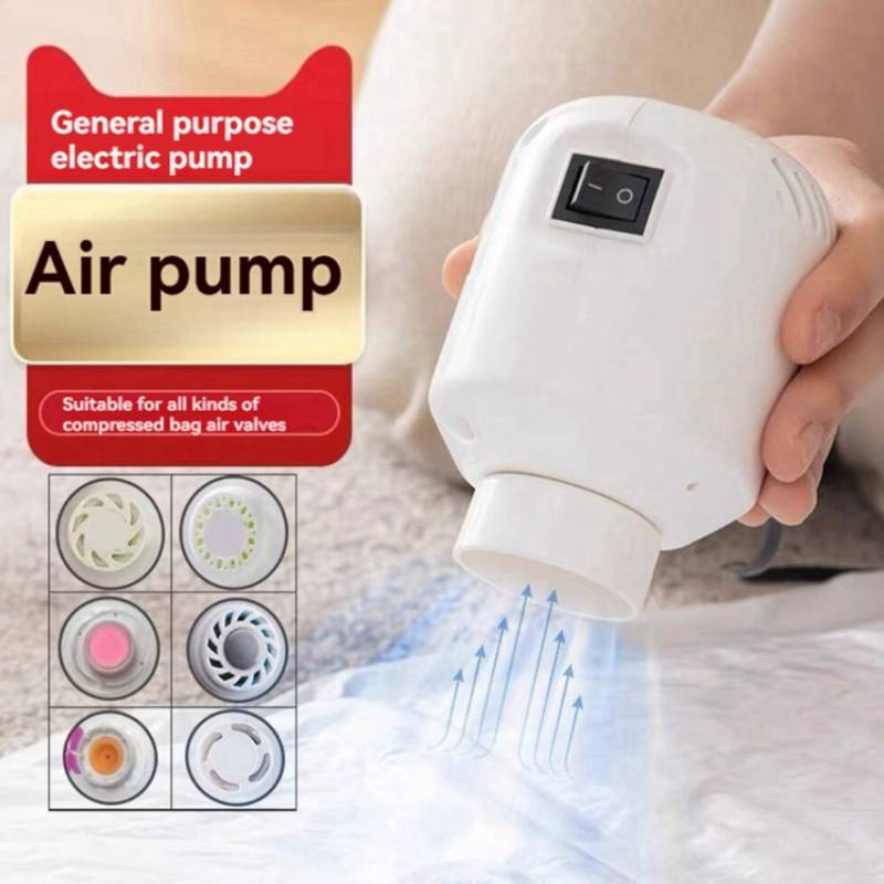 Vacuum Compression With Electric Pump For Home Organization