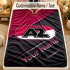 Flannel BlanketAZ Alkmaar Custom Name Text Personalized Soft Warm Throw Blanket Home Decor Gift