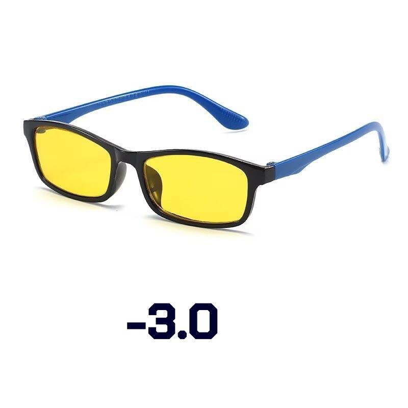 HD Night Vision Myopia Glasses Anti Glare Anti UV Anti Strong Light with Diopter Myopia Eyewear Men Driving Near Sight Goggles