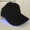 Mote Unisex ensfarget LED-lysende baseballhatt Julefest Peaked Cap