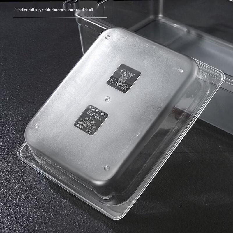KANGFUTAO Transparent Plastic Gastronorm Food Pan