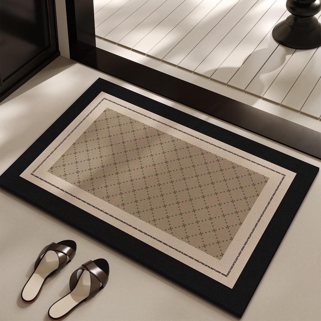 Cartoon Non-slip Absorbent Bathroom Mat - Stain-Resistant, Easy-Clean, Quick-Dry Carpet for Household Toilets and Doors