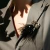 Spilla a forma di cigno nero con piume retrò, Spilla di alta gamma, Spilla alla moda e personalizzata