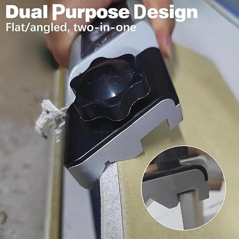 Plasterboard Chamfering Planer 45/90 Degree Drywall Trimming Tool With 10 Cutter Precision-Ground Efficient Angle Planer For
