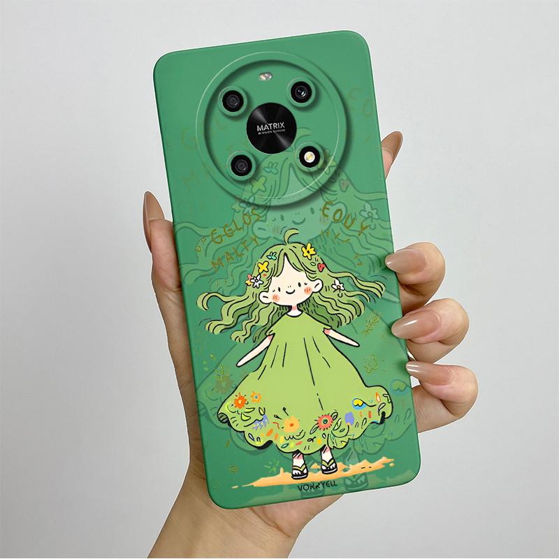 For Honor X9 4G 5G / Magic 4 Lite 4G 5G Phone Case ANY-NX1 LX1 LX2 LX3 Soft Silicone Sweet Painted Cover Cute Printed Casing